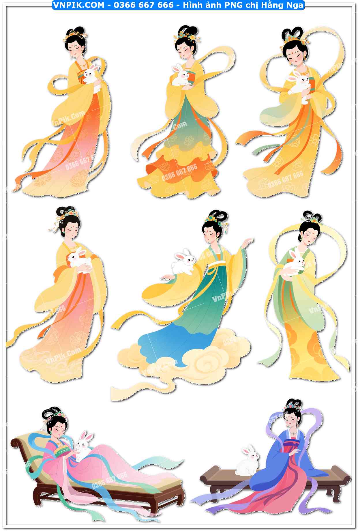 Hình ảnh PNG chị Hằng Nga