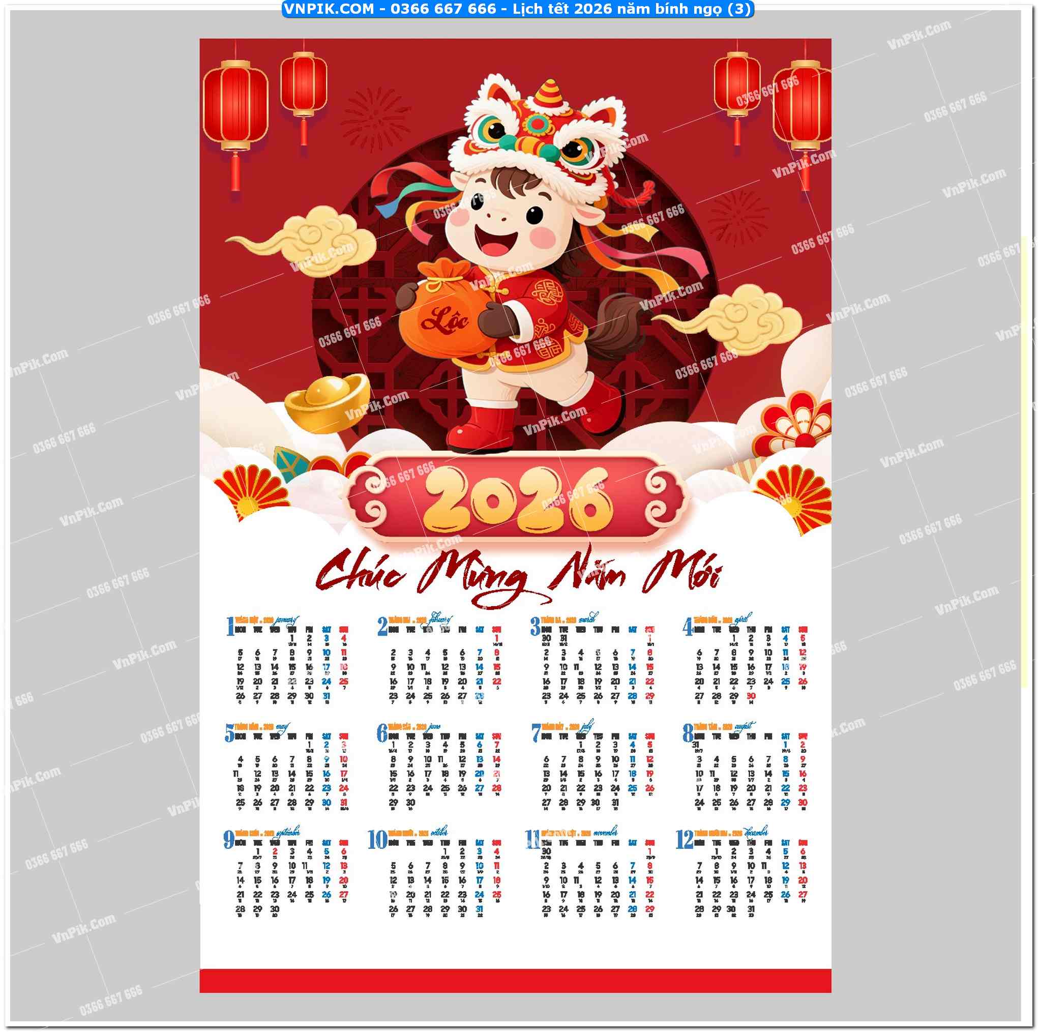 Lịch tết 2026 năm bính ngọ (3)