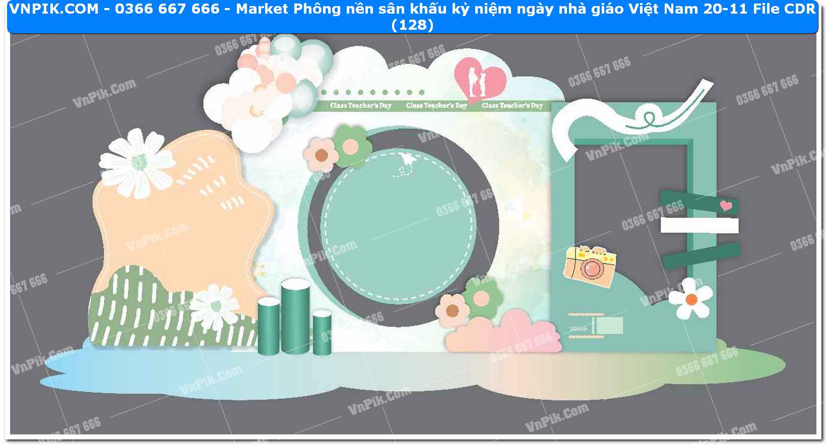 Market Phông nền sân khấu kỷ niệm ngày nhà giáo Việt Nam 20-11 File CDR (128)