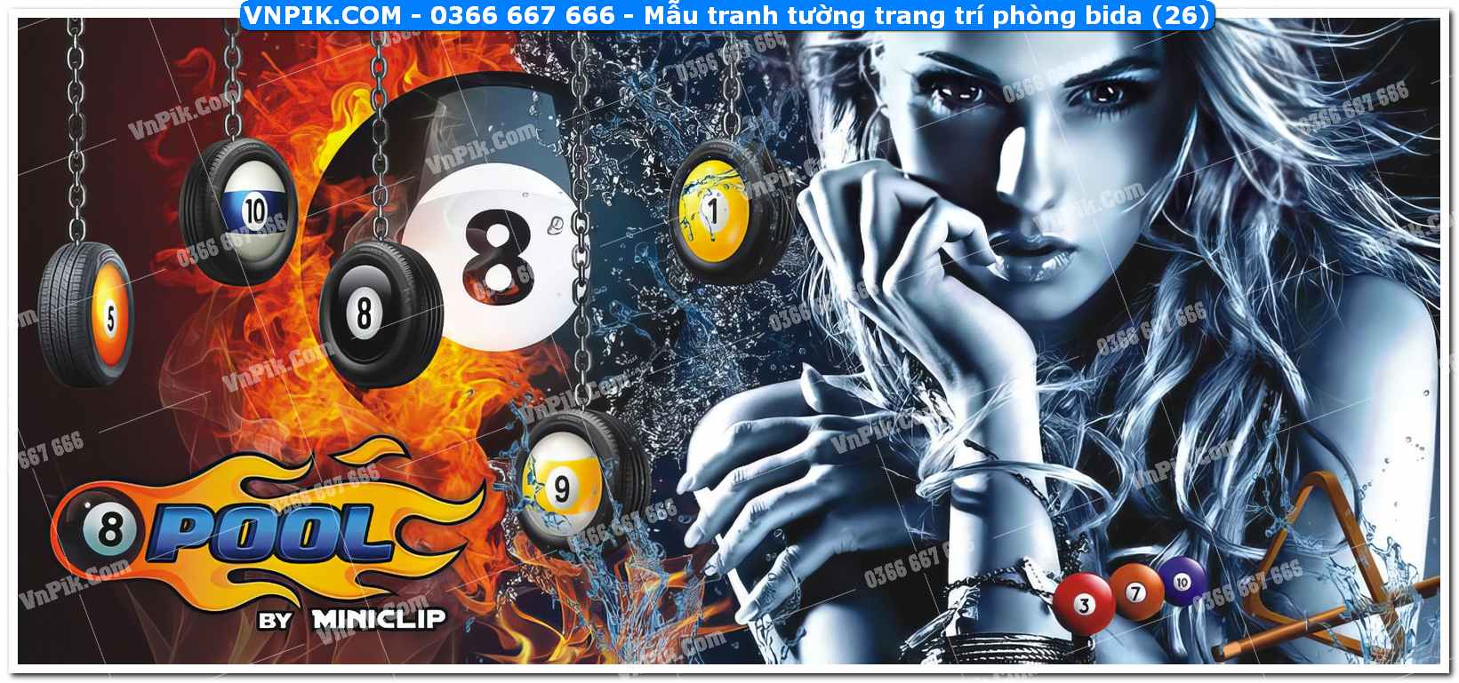 Mẫu tranh tường trang trí phòng bida (26)