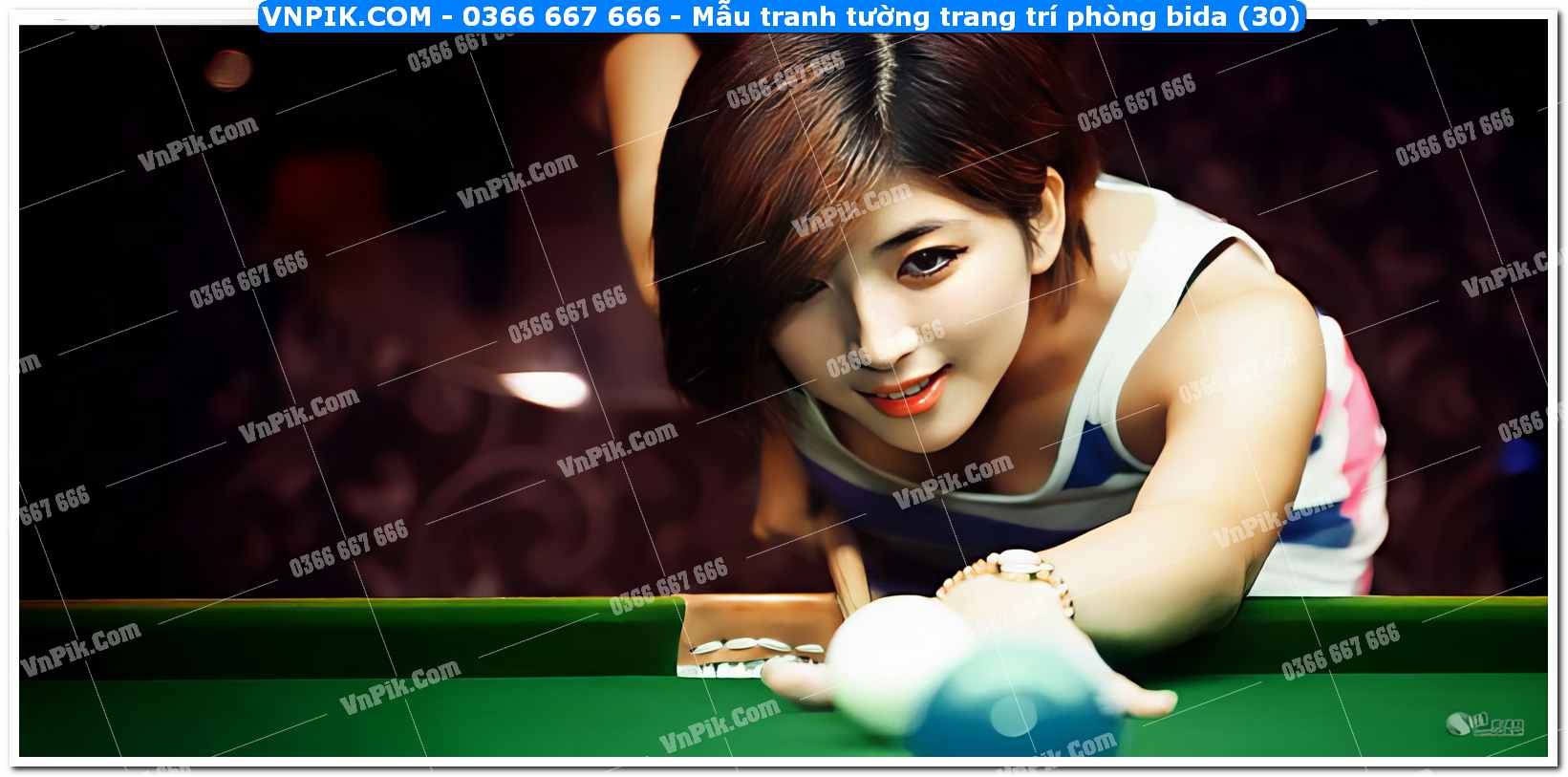 Mẫu tranh tường trang trí phòng bida (30)