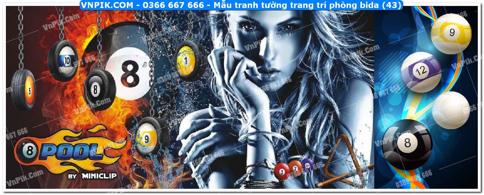 Mẫu tranh tường trang trí phòng bida (43)