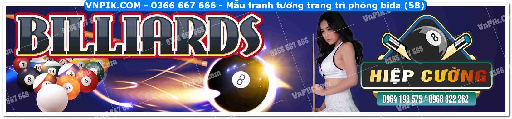 Mẫu tranh tường trang trí phòng bida (58)