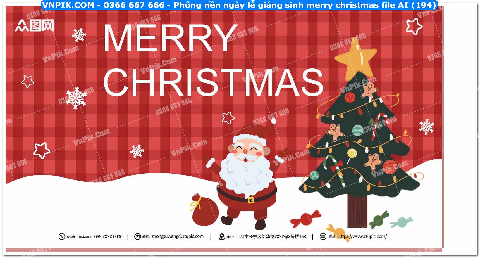 Phông nền ngày lễ giáng sinh merry christmas file AI (194)