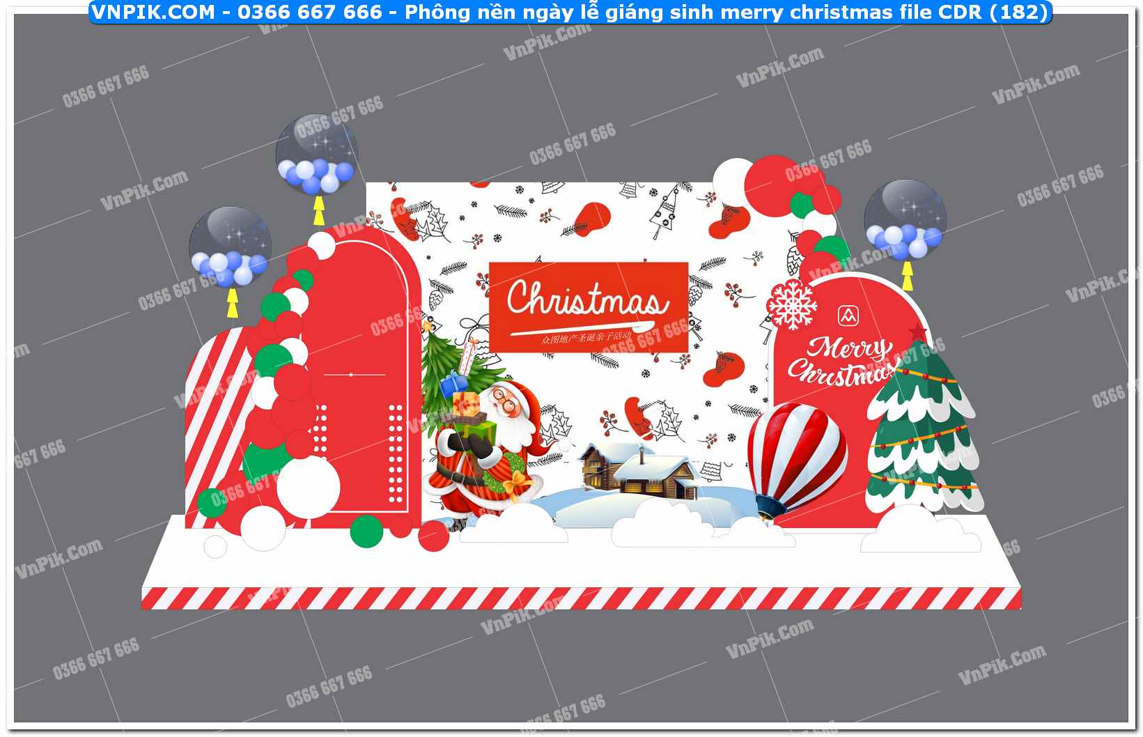 Phông nền ngày lễ giáng sinh merry christmas file CDR (182)