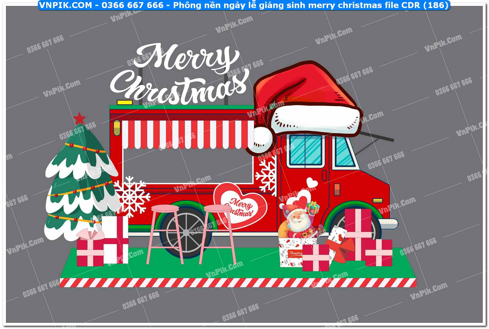 Phông nền ngày lễ giáng sinh merry christmas file CDR (186)