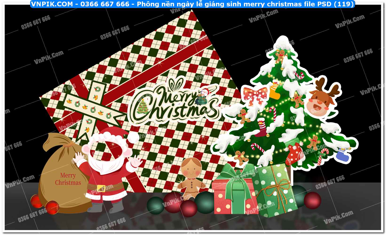 Phông nền ngày lễ giáng sinh merry christmas file PSD (119)