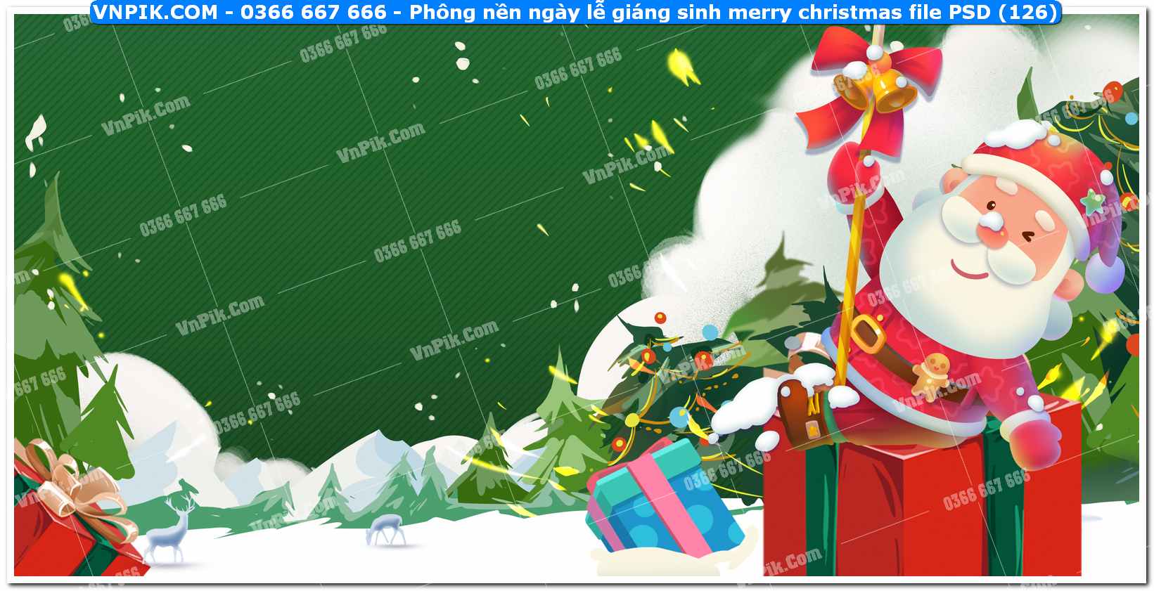 Phông nền ngày lễ giáng sinh merry christmas file PSD (126)