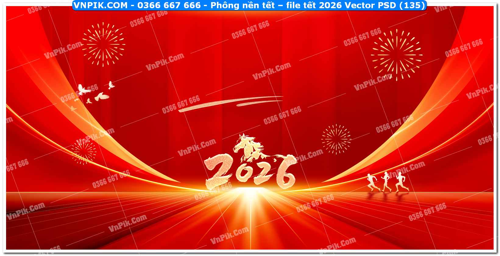 Mã 184197 - Phông nền tết – file tết 2026 Vector PSD (135) - VNPIK.COM
