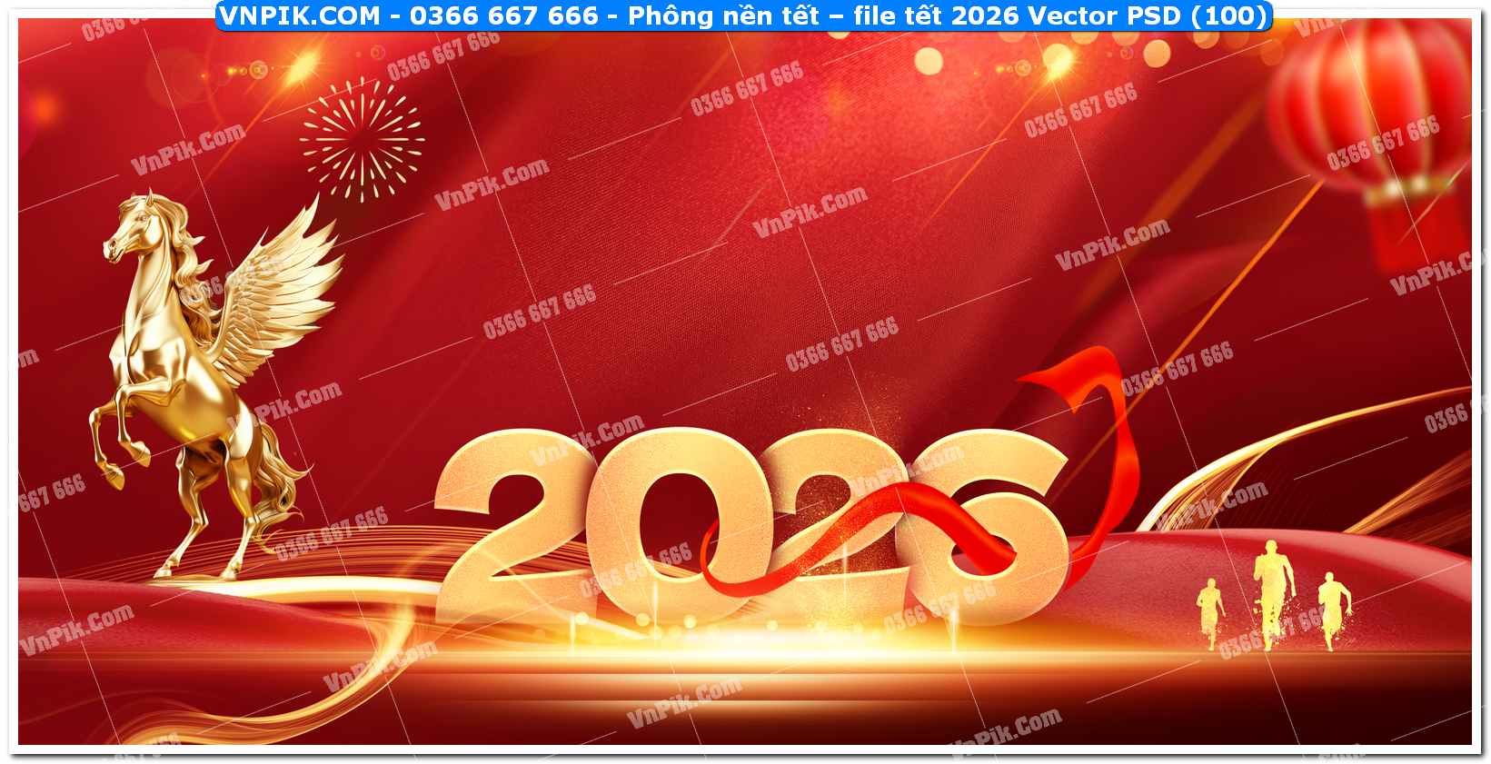 Phông nền tết – file tết 2026 Vector PSD (100)