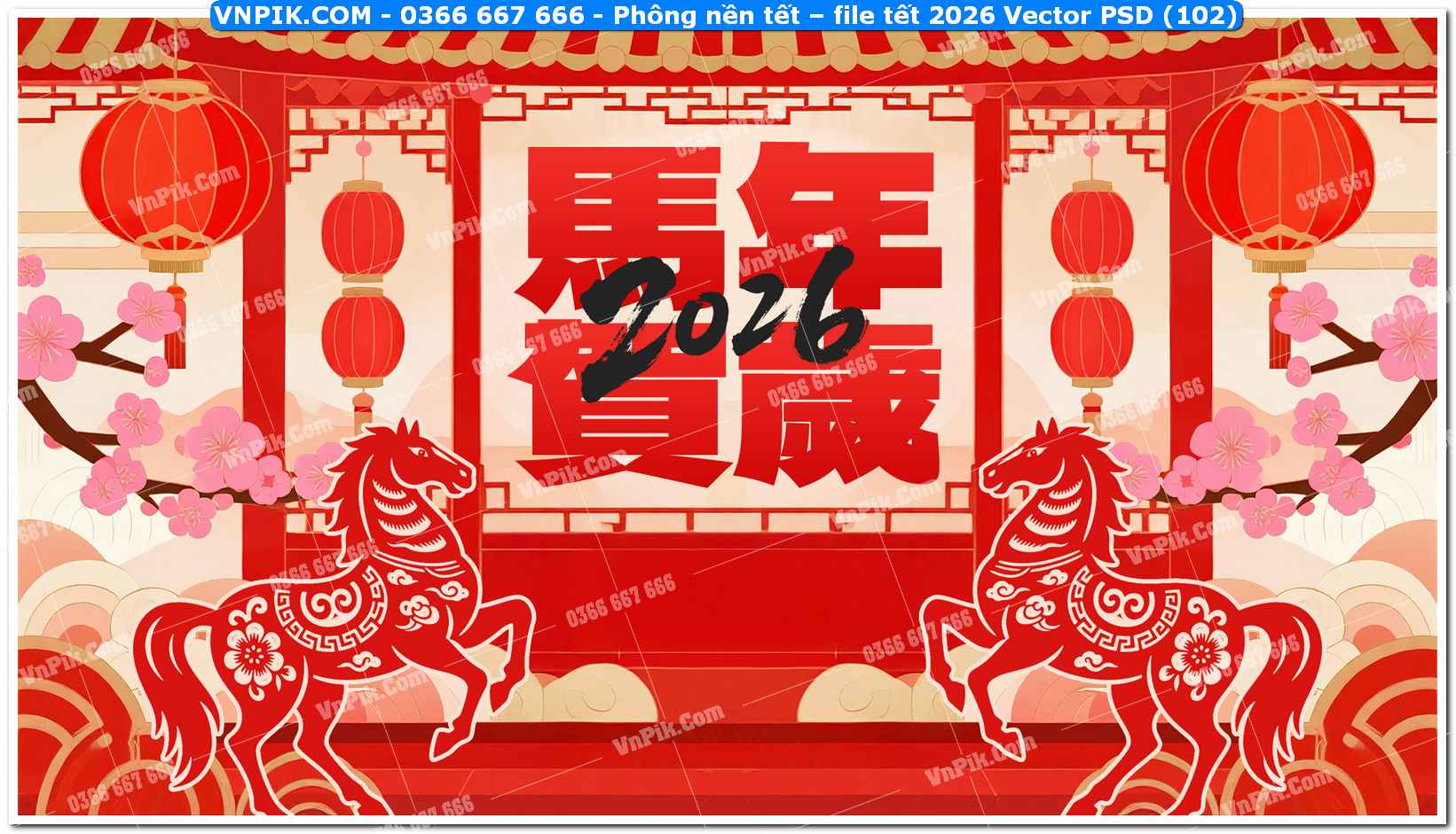 Phông nền tết – file tết 2026 Vector PSD (102)