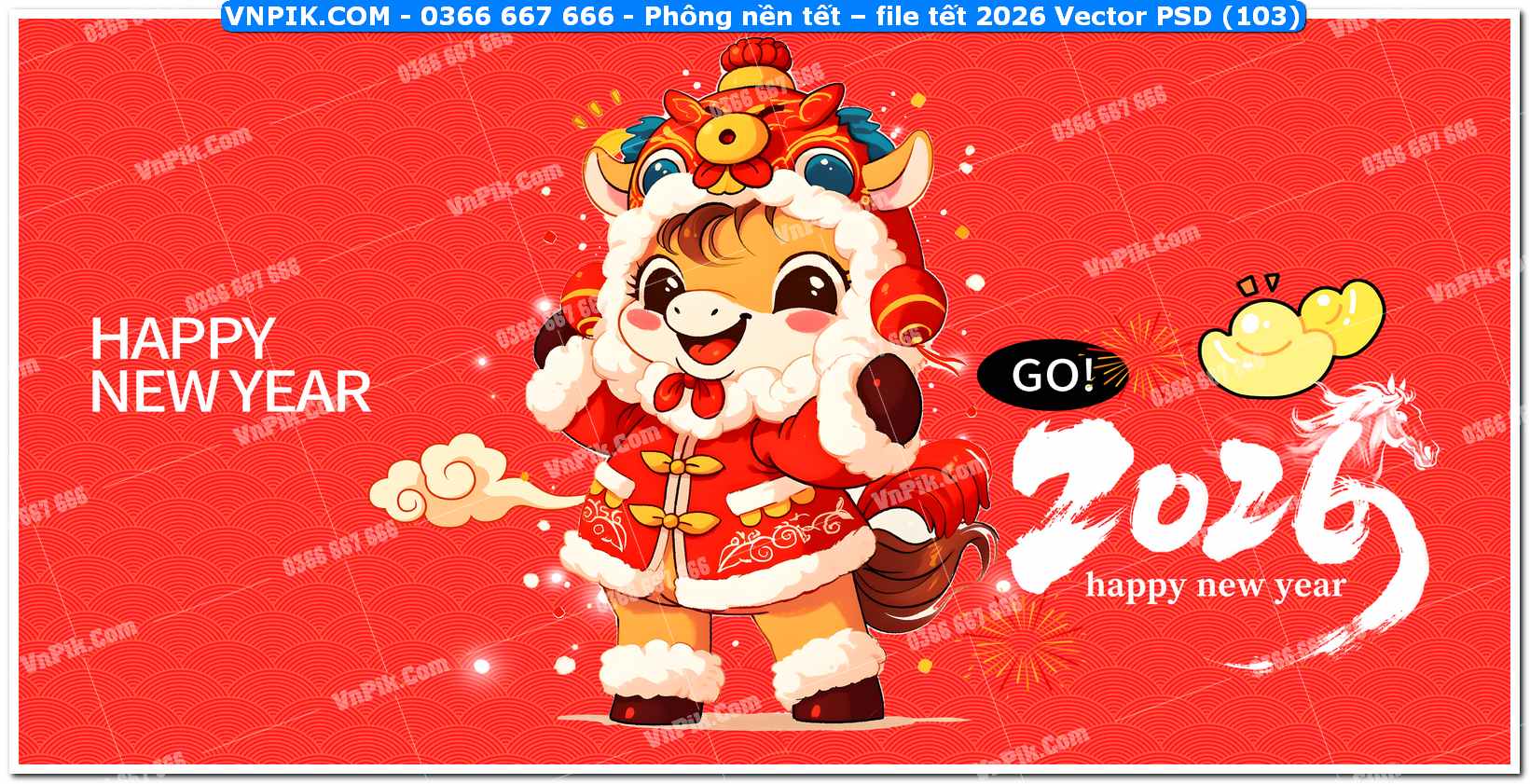 Phông nền tết – file tết 2026 Vector PSD (103)
