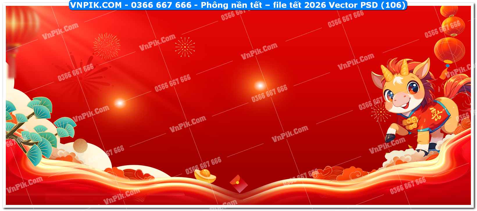 Phông nền tết – file tết 2026 Vector PSD (106)