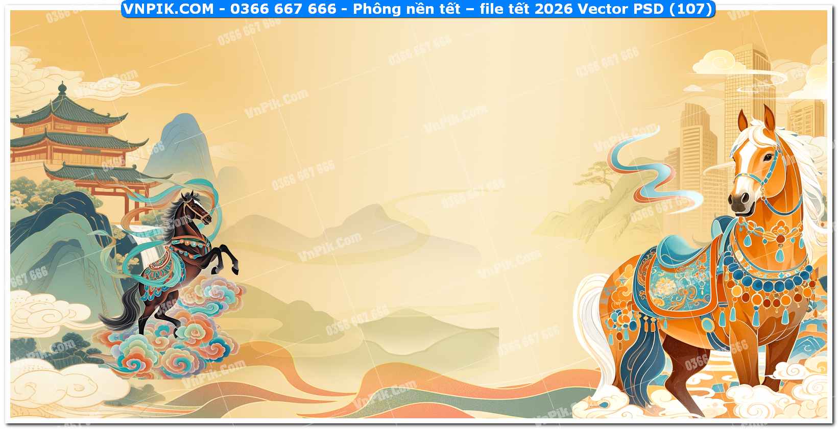 Phông nền tết – file tết 2026 Vector PSD (107)