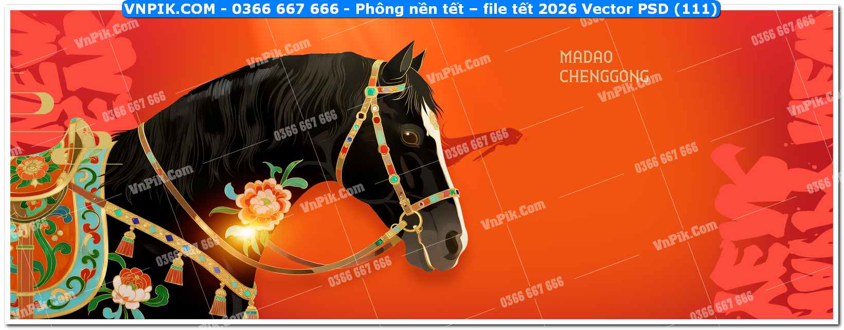 Phông nền tết – file tết 2026 Vector PSD (111)