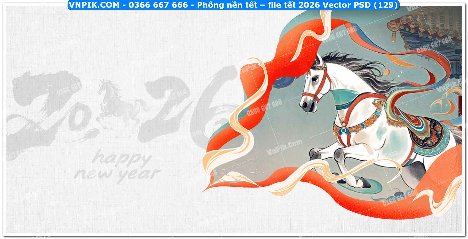 Phông nền tết – file tết 2026 Vector PSD (129)
