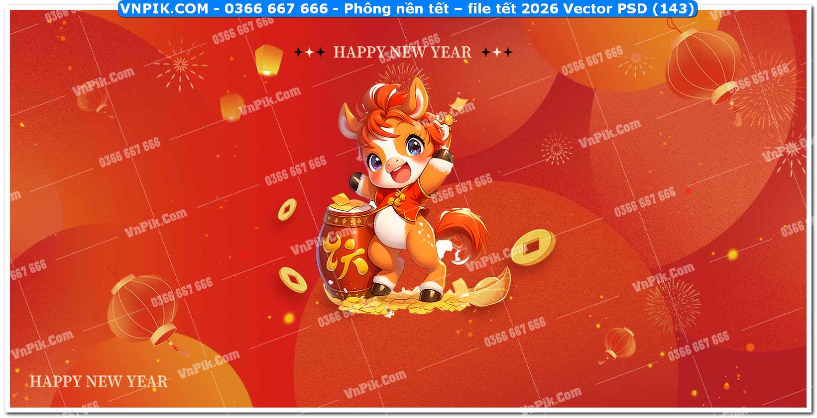 Phông nền tết – file tết 2026 Vector PSD (143)