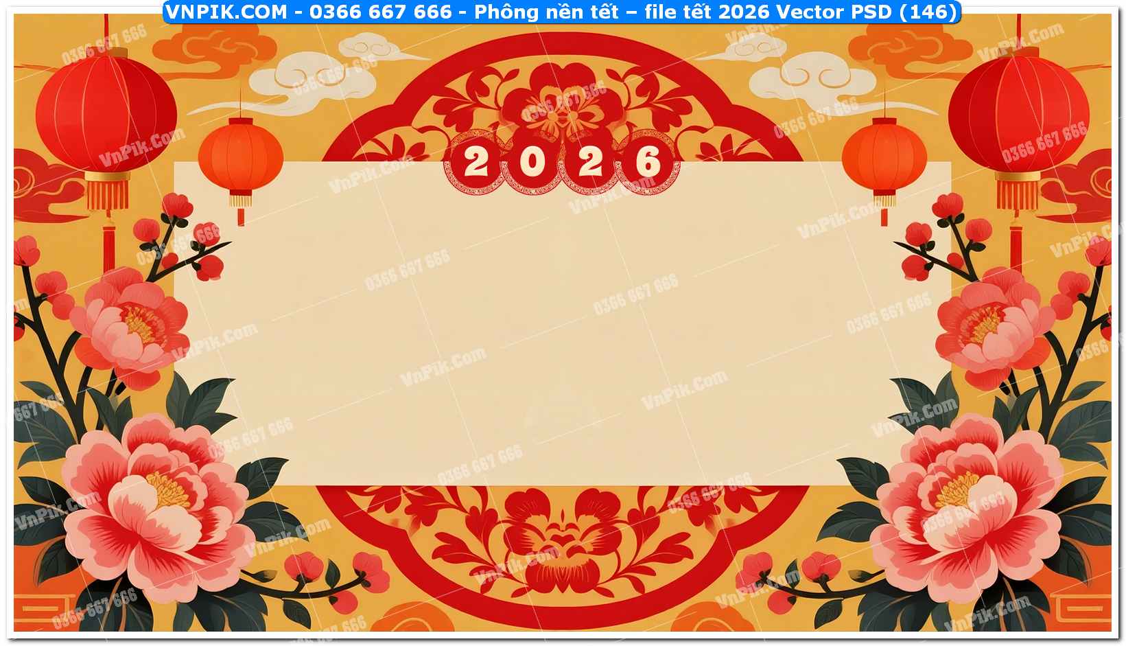 Phông nền tết – file tết 2026 Vector PSD (146)