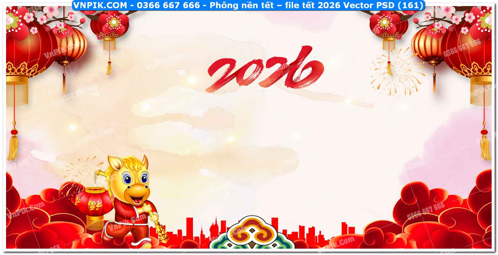 Phông nền tết – file tết 2026 Vector PSD (161)