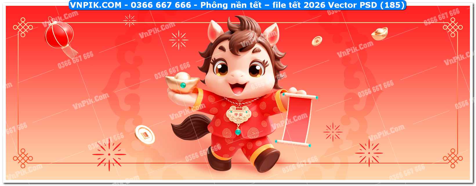 Phông nền tết – file tết 2026 Vector PSD (185)