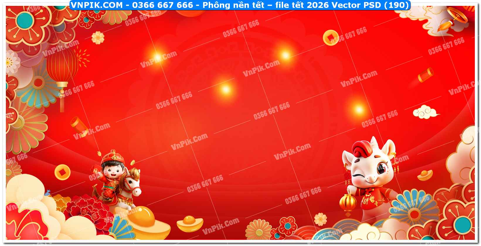 Phông nền tết – file tết 2026 Vector PSD (190)