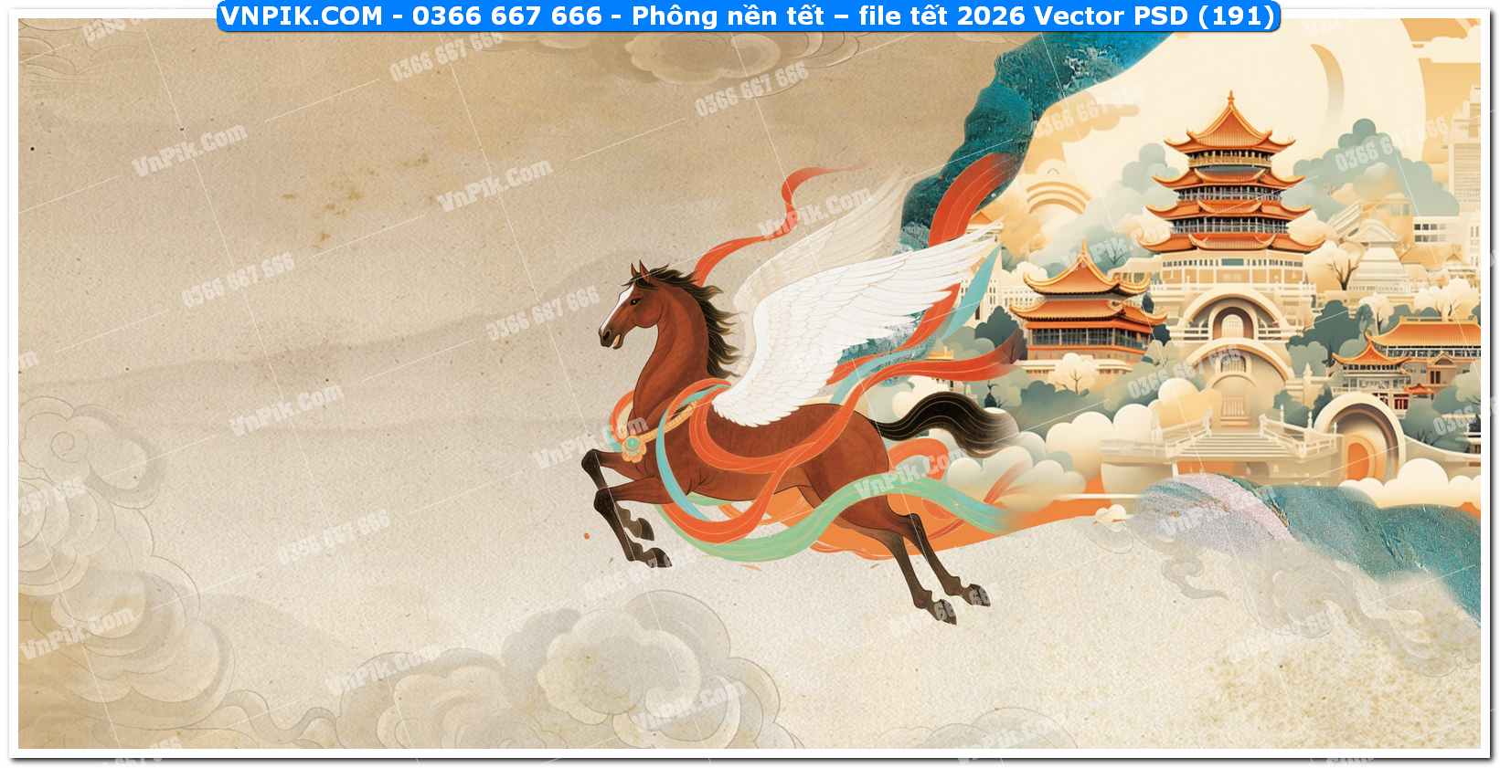 Phông nền tết – file tết 2026 Vector PSD (191)