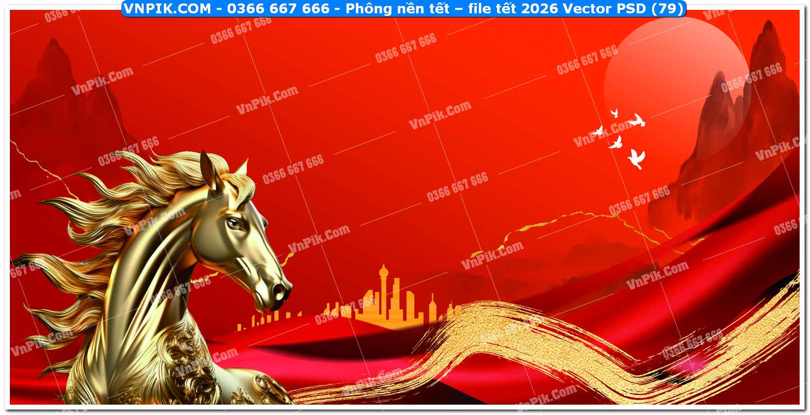 Phông nền tết – file tết 2026 Vector PSD (79)