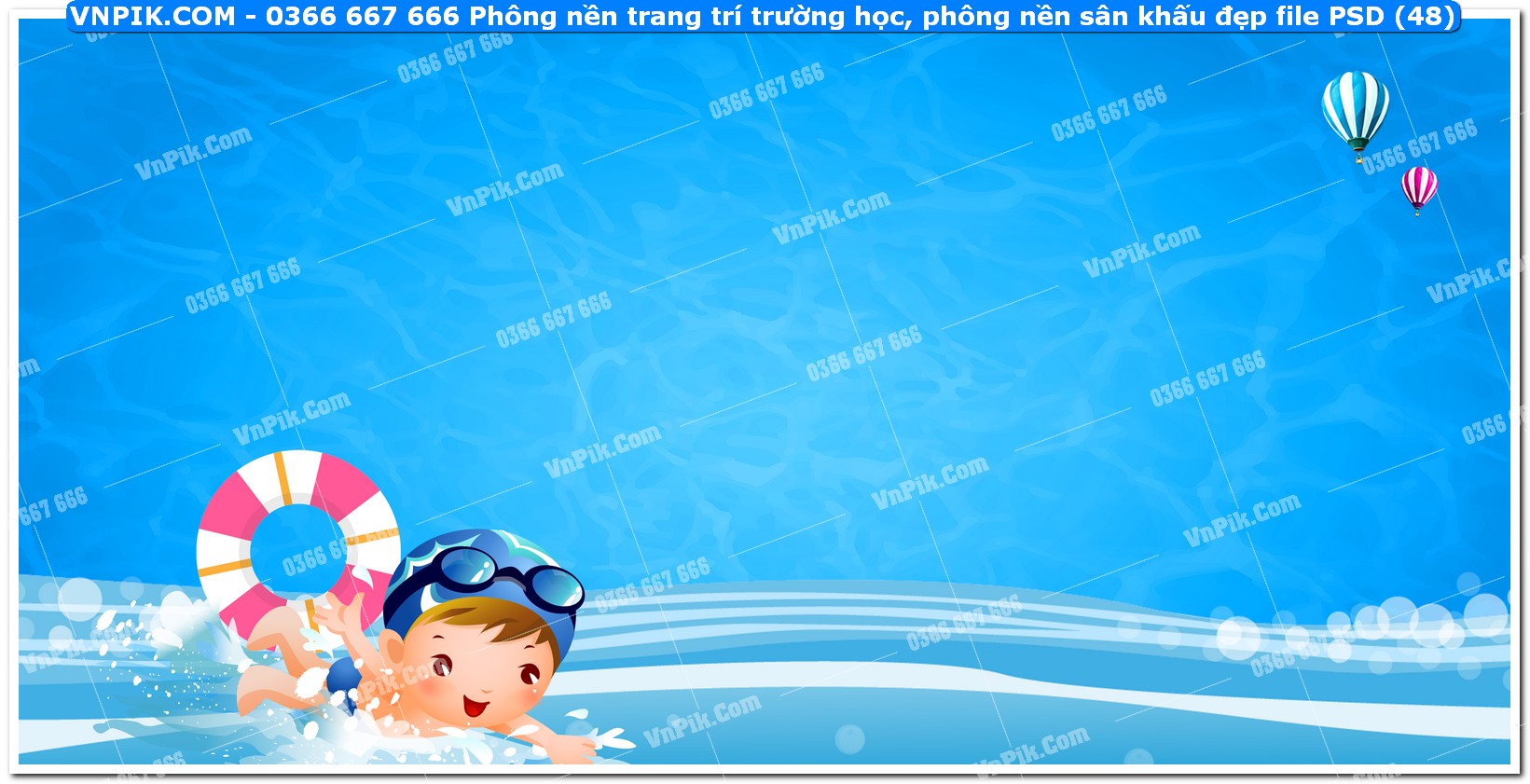 Phông nền trang trí trường học, phông nền sân khấu đẹp file PSD (48)