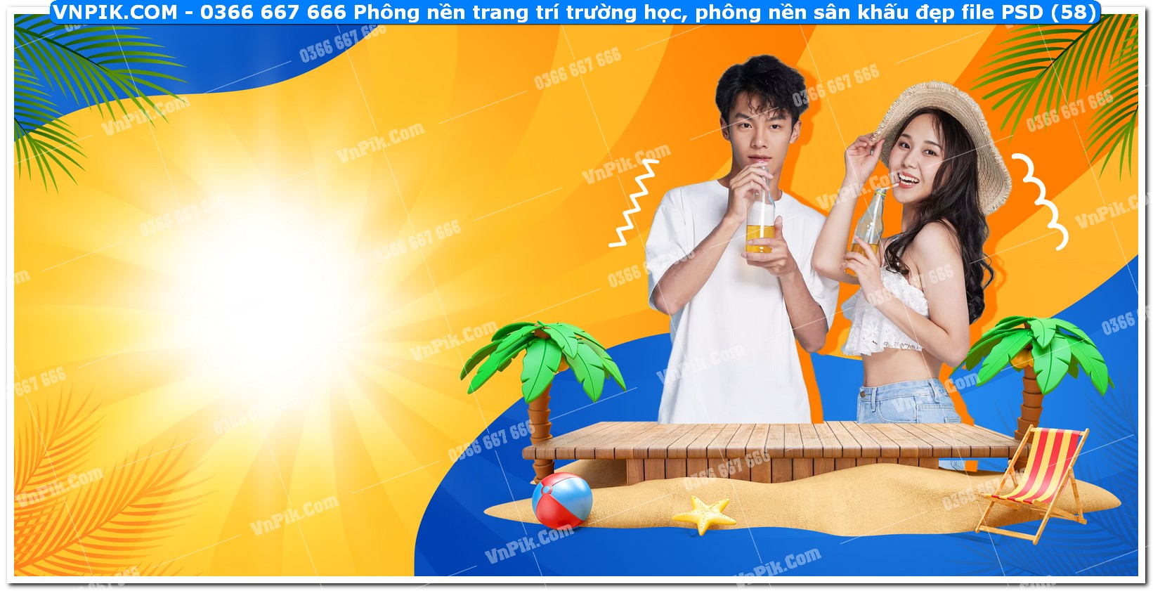 Phông nền trang trí trường học, phông nền sân khấu đẹp file PSD (58)