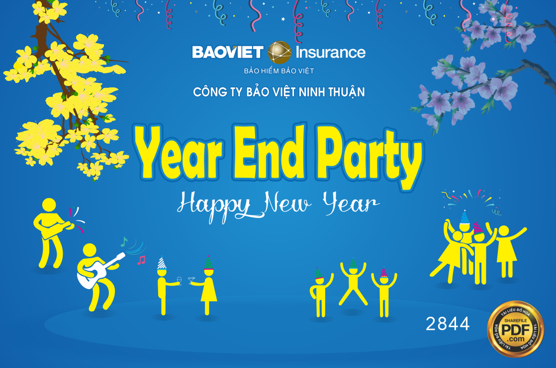 Year end party công ty Bảo Việt Ninh Thuận file cdr x5