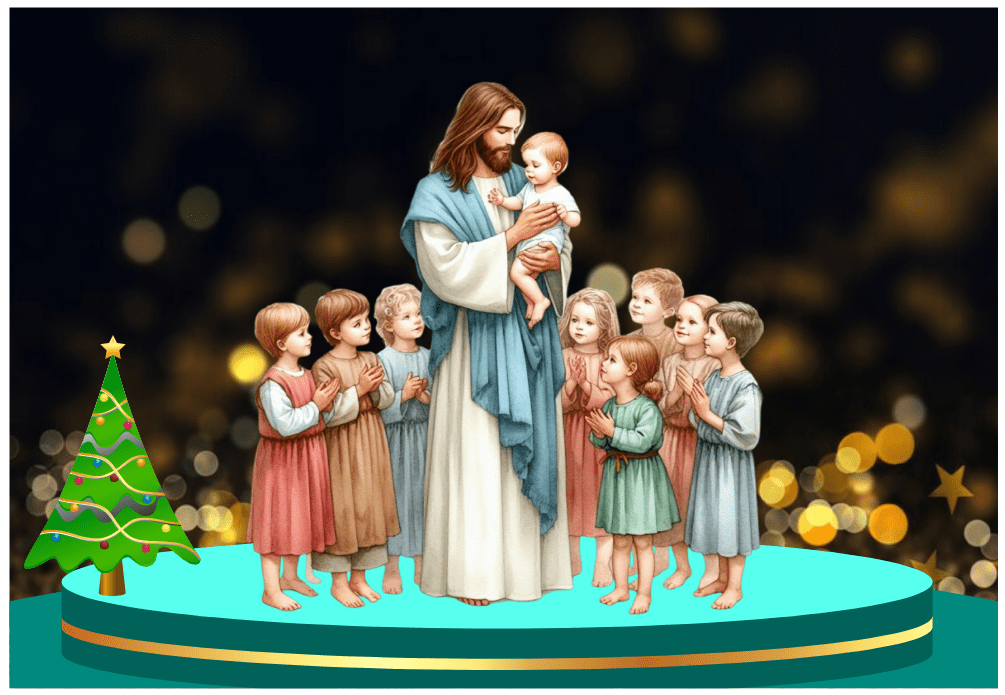 Mẫu thiết kế Chúa giáng sinh 2025 file corel #2