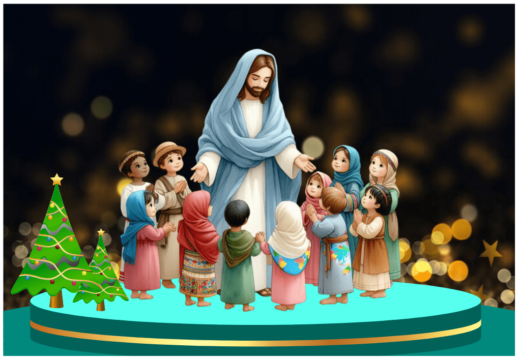 Mẫu thiết kế Chúa giáng sinh 2025 file corel #17