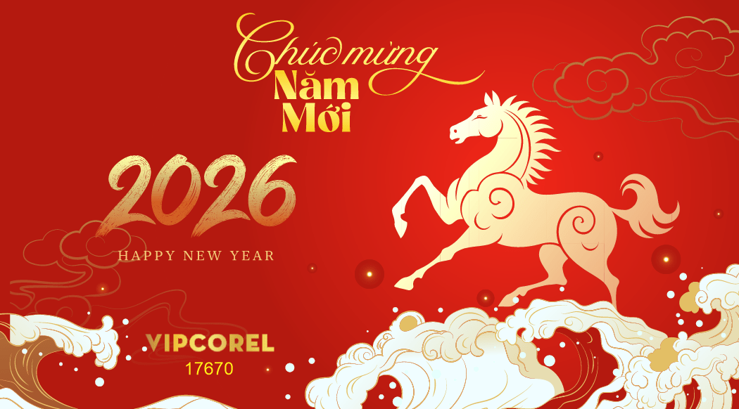Backdrop Happy New Year 2026 file corel #300
