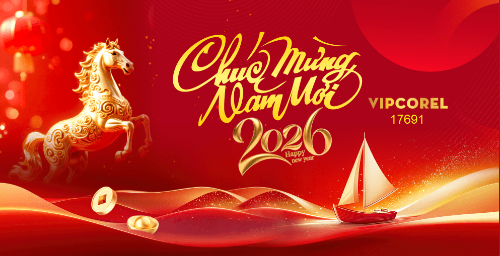 Backdrop Happy New Year 2026 file corel #317