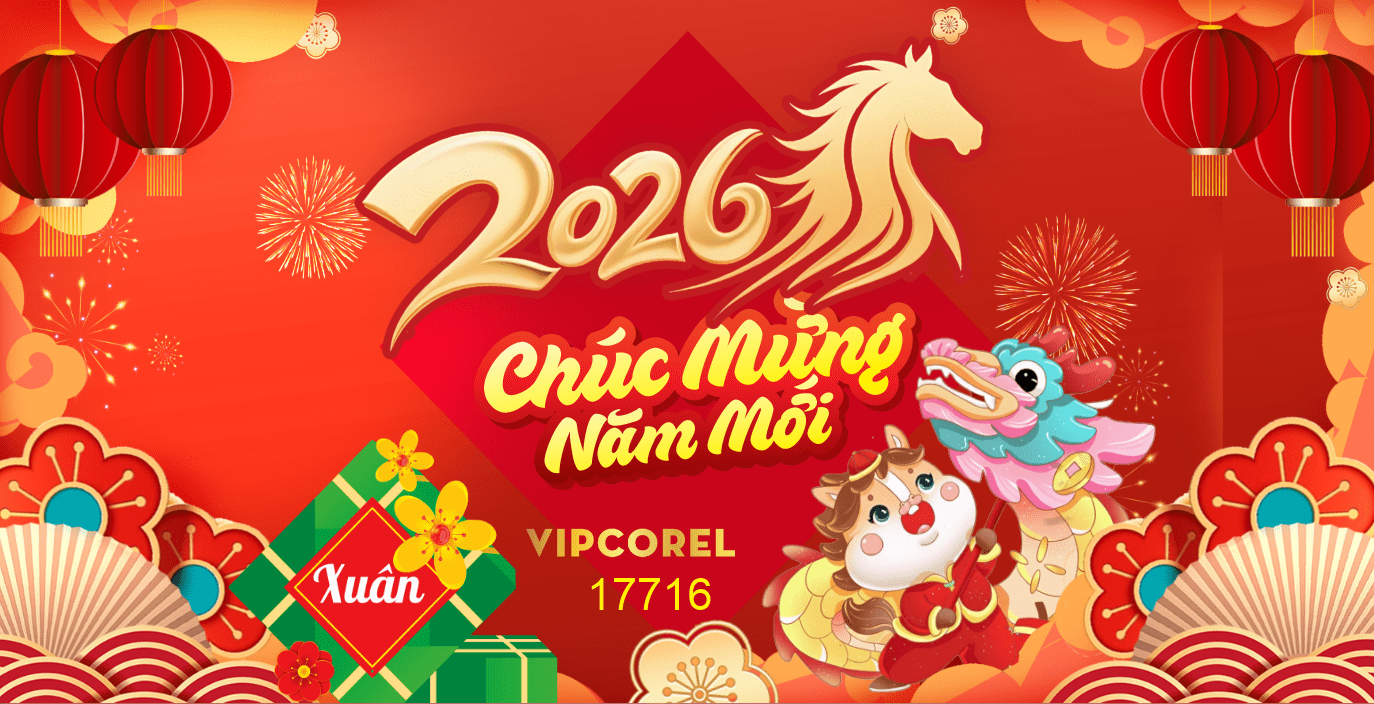 Backdrop Happy New Year 2026 file corel #338