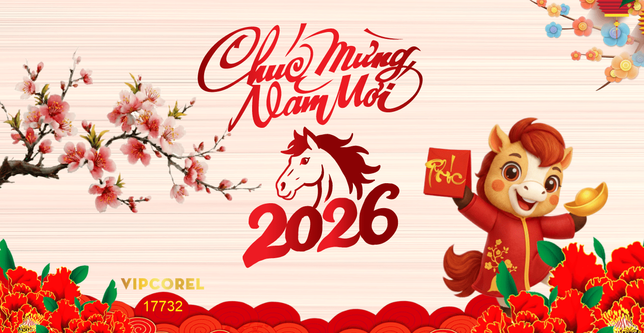 Backdrop Happy New Year 2026 file corel #353