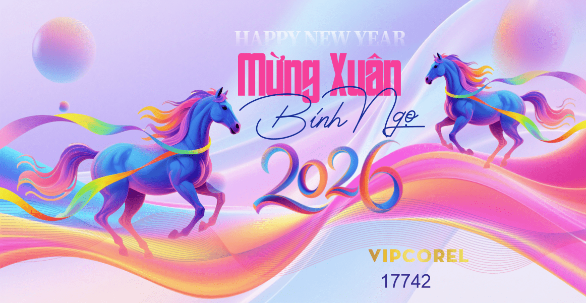 Backdrop Happy New Year 2026 file corel #362