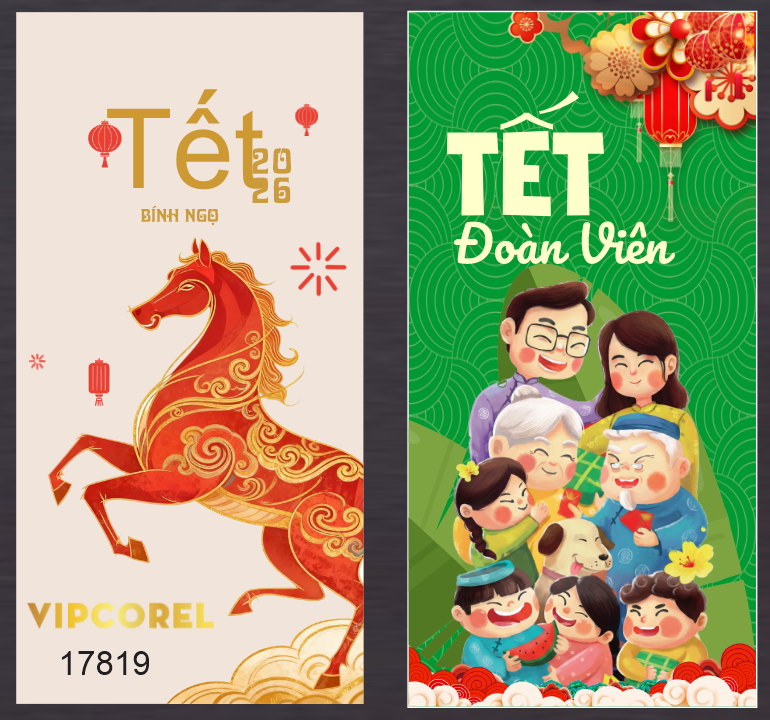 Market Chúc mừng năm mới 2026 file corel #396