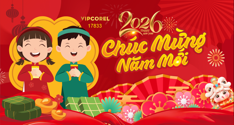 Market Chúc mừng năm mới 2026 file corel #410