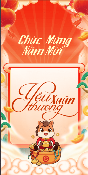 Market Chúc mừng năm mới 2026 file corel #469