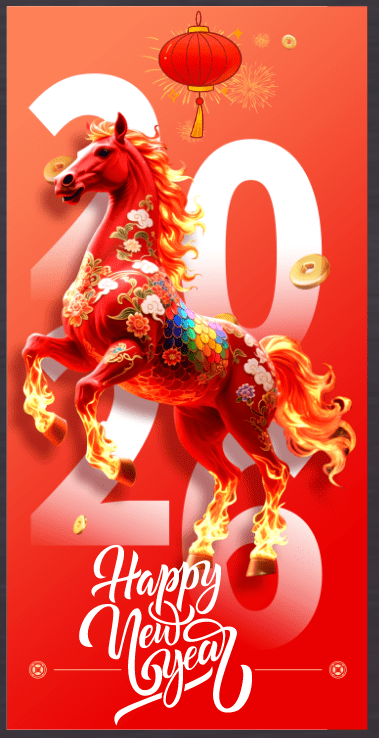 Market Chúc mừng năm mới 2026 file corel #473