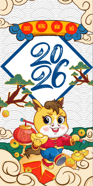 Market Chúc mừng năm mới 2026 file corel #474