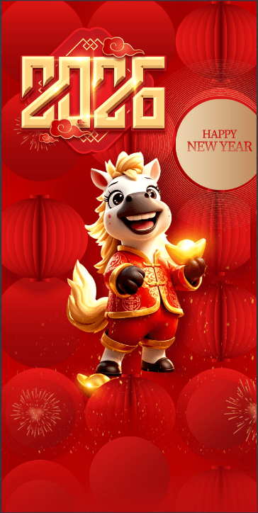 Market Chúc mừng năm mới 2026 file corel #482