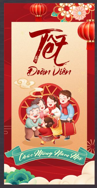 Market Chúc mừng năm mới 2026 file corel #484