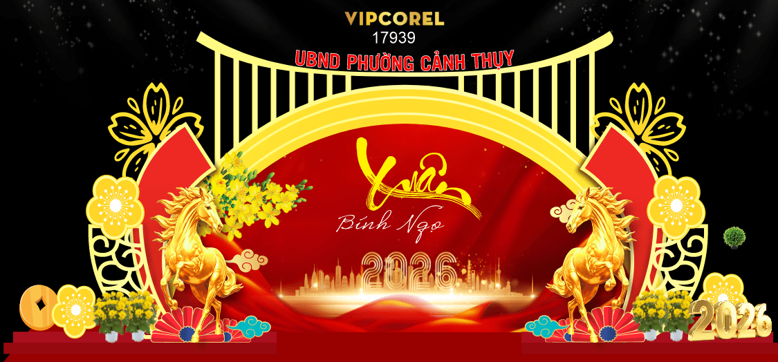 Market Chúc mừng năm mới 2026 file corel #494