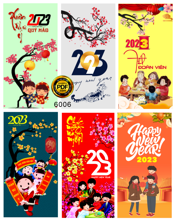 Bao lì xì chúc mừng năm mới 2023 #12 file corel