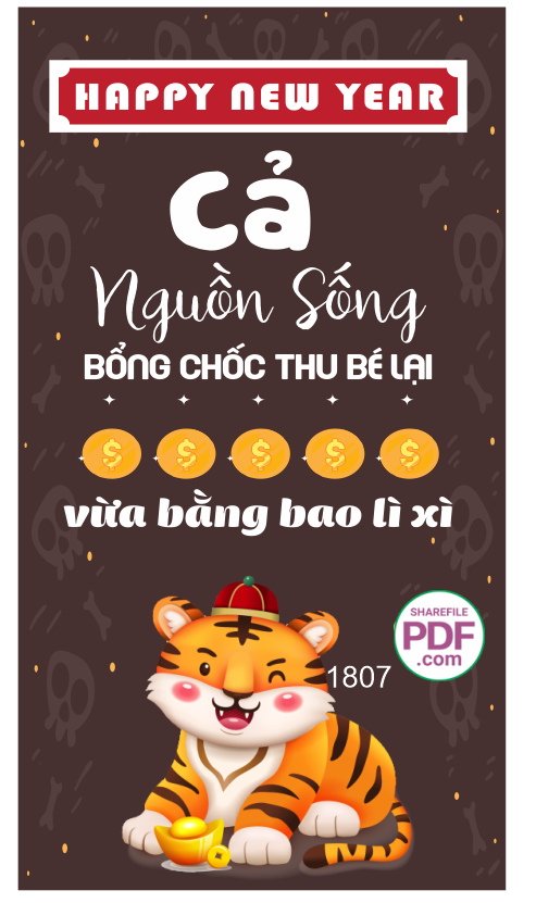 Cả nguồn sống bổng chốc thu bé lại vừa bằng bao lì xì file PDF & CDR