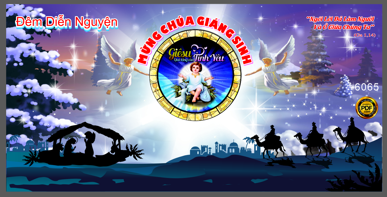 Backdrop Đêm diễn nguyện mừng chúa giáng sinh #12