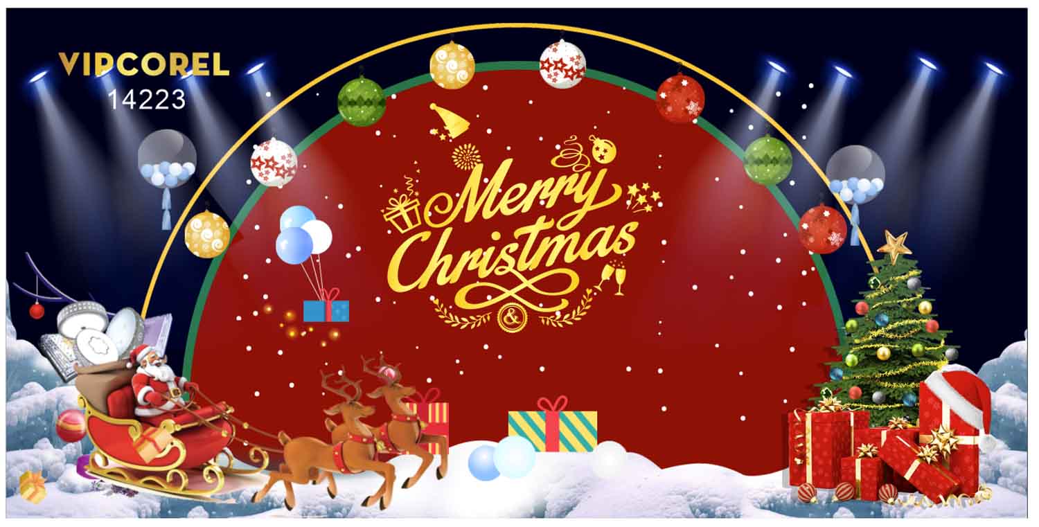 Market trang trí Giáng Sinh 2025 file corel #9