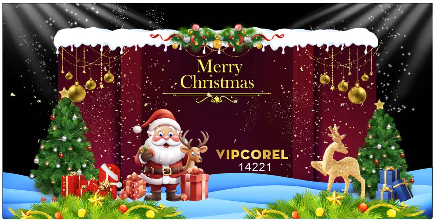 Market trang trí Giáng Sinh 2025 file corel #8